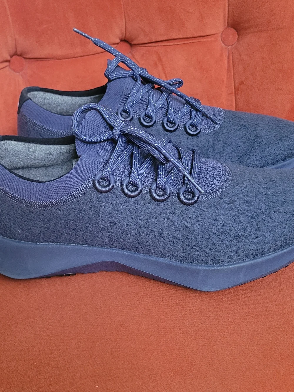 allbirds Men's Wool Dasher Mizzle sneakers in a hazy indigo Size 12